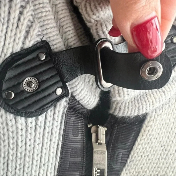 LCR Black Edition Men’s Sweater Climax Smokey Grey Size Medium - Picture 9 of 15